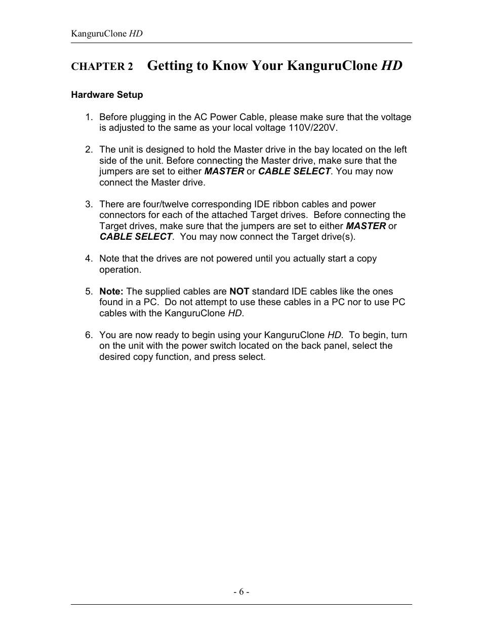 Getting to know your kanguruclone hd | Kanguru Clone 4HD User Manual | Page 6 / 19