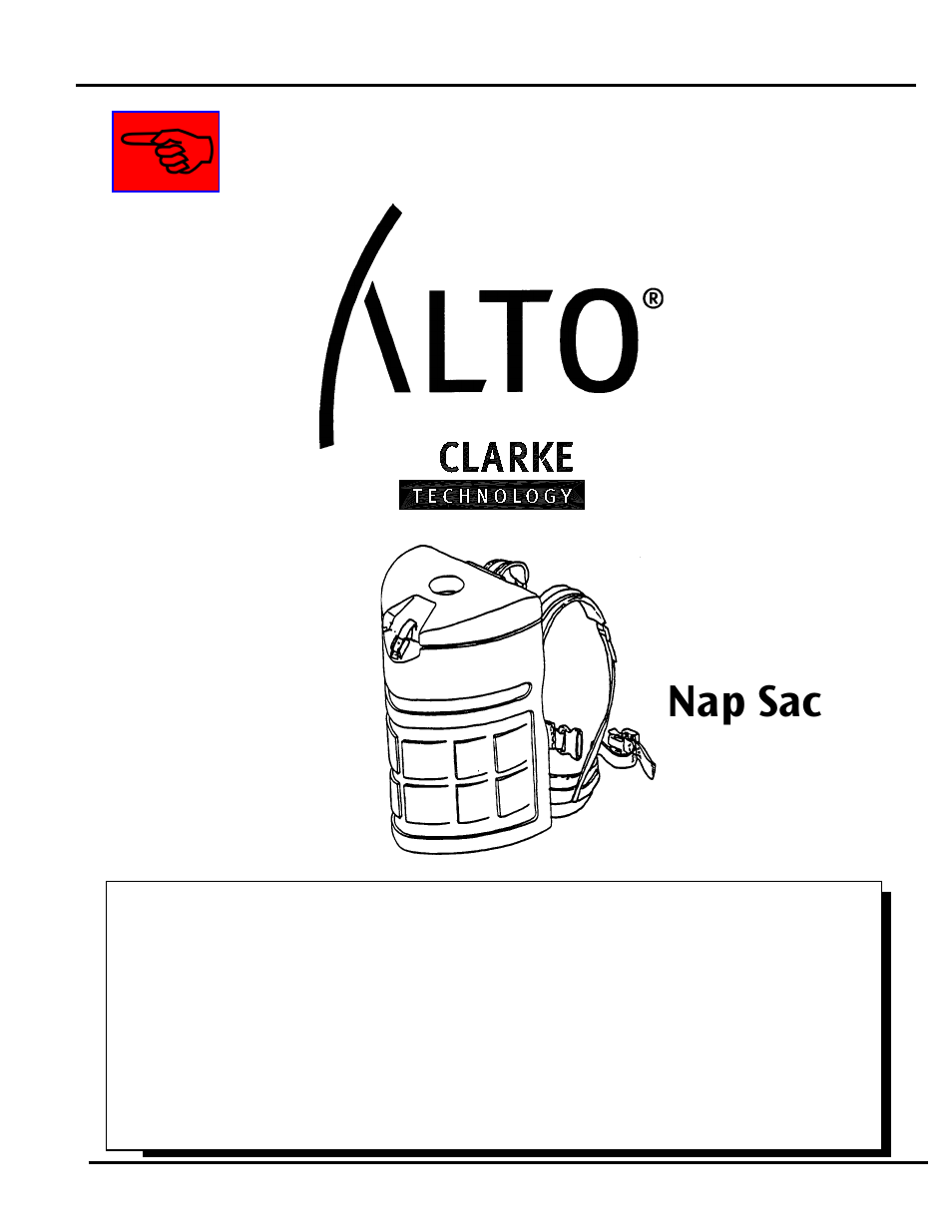 Clarke NapSac User Manual | 22 pages