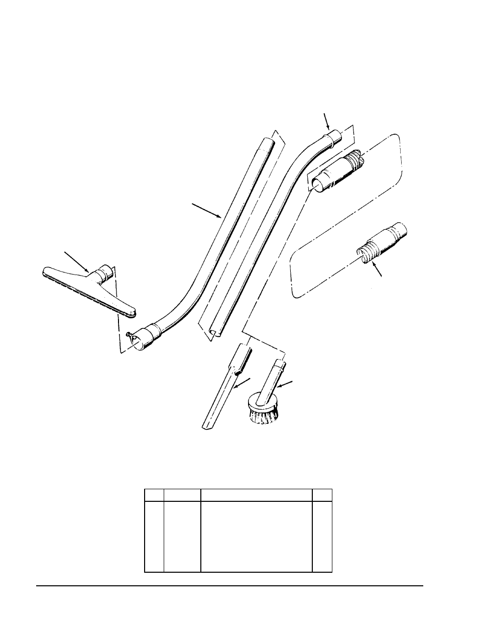 1½" wand and tool kit | Clarke NapSac User Manual | Page 16 / 22