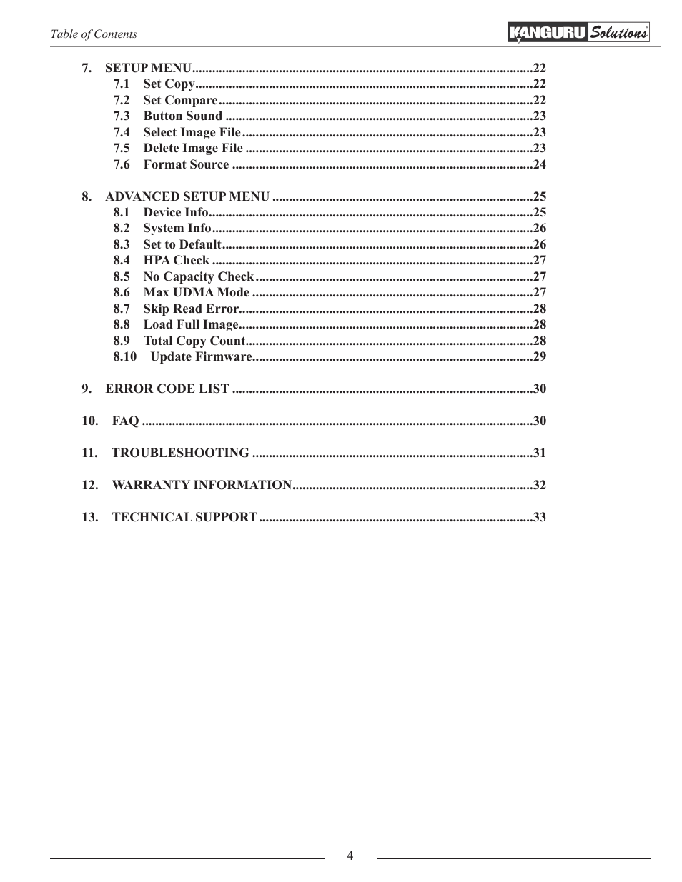 Kanguru Mobile Clone 1HD Duplicator User Manual | Page 4 / 34