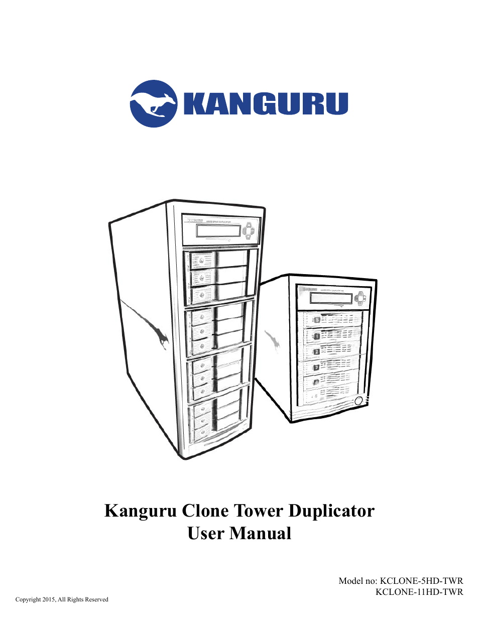 Kanguru 5HD Tower Duplicator User Manual | 31 pages