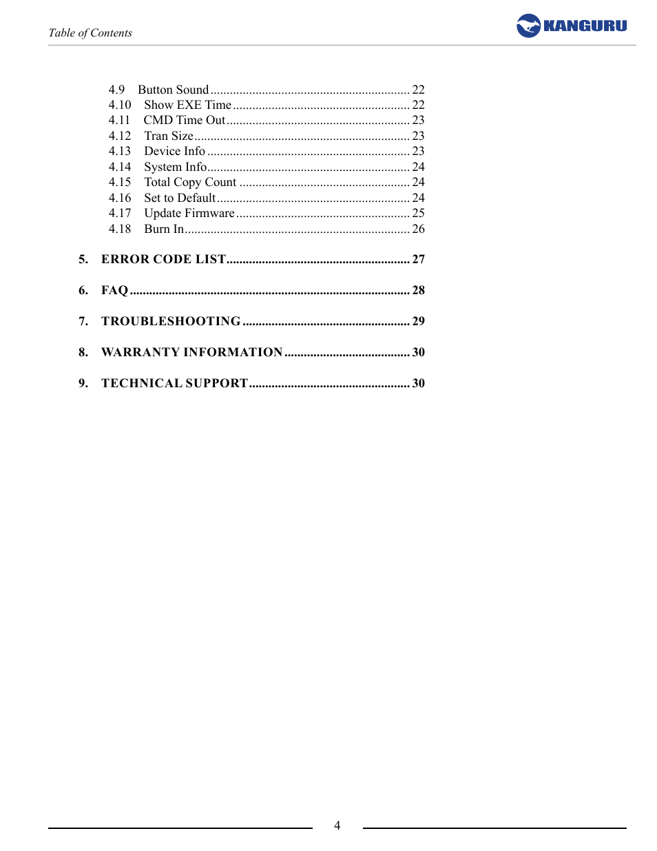 Kanguru 5HD Tower Duplicator User Manual | Page 4 / 31
