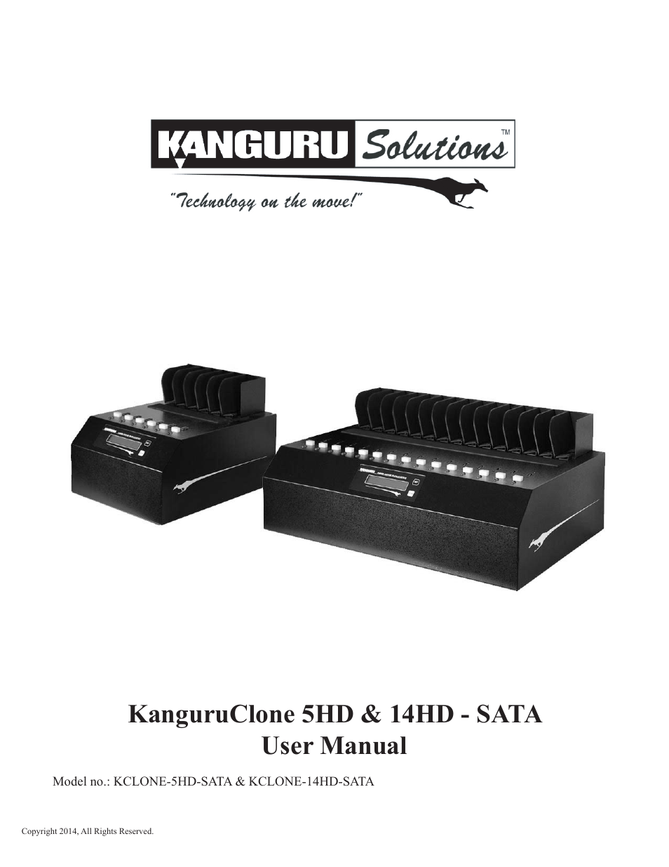 Kanguru 5HD-SATA User Manual | 44 pages