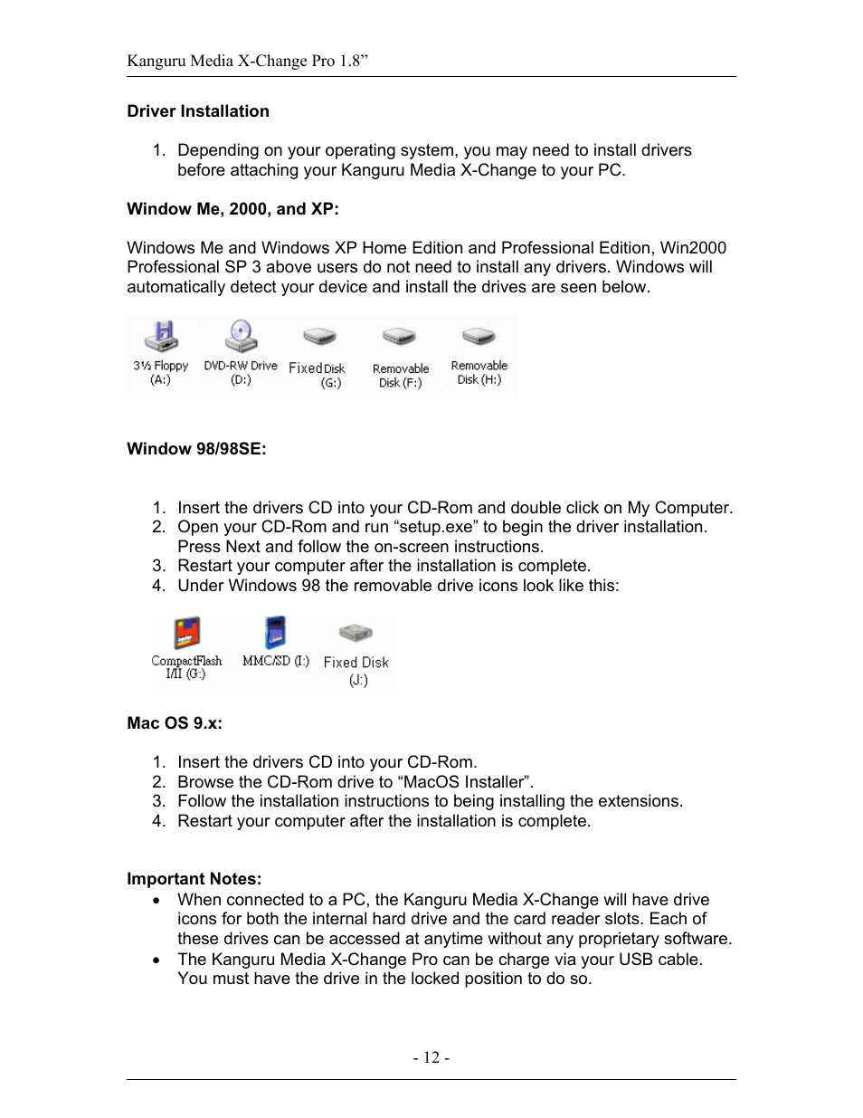 Kanguru Exchange Pro User Manual | Page 12 / 19