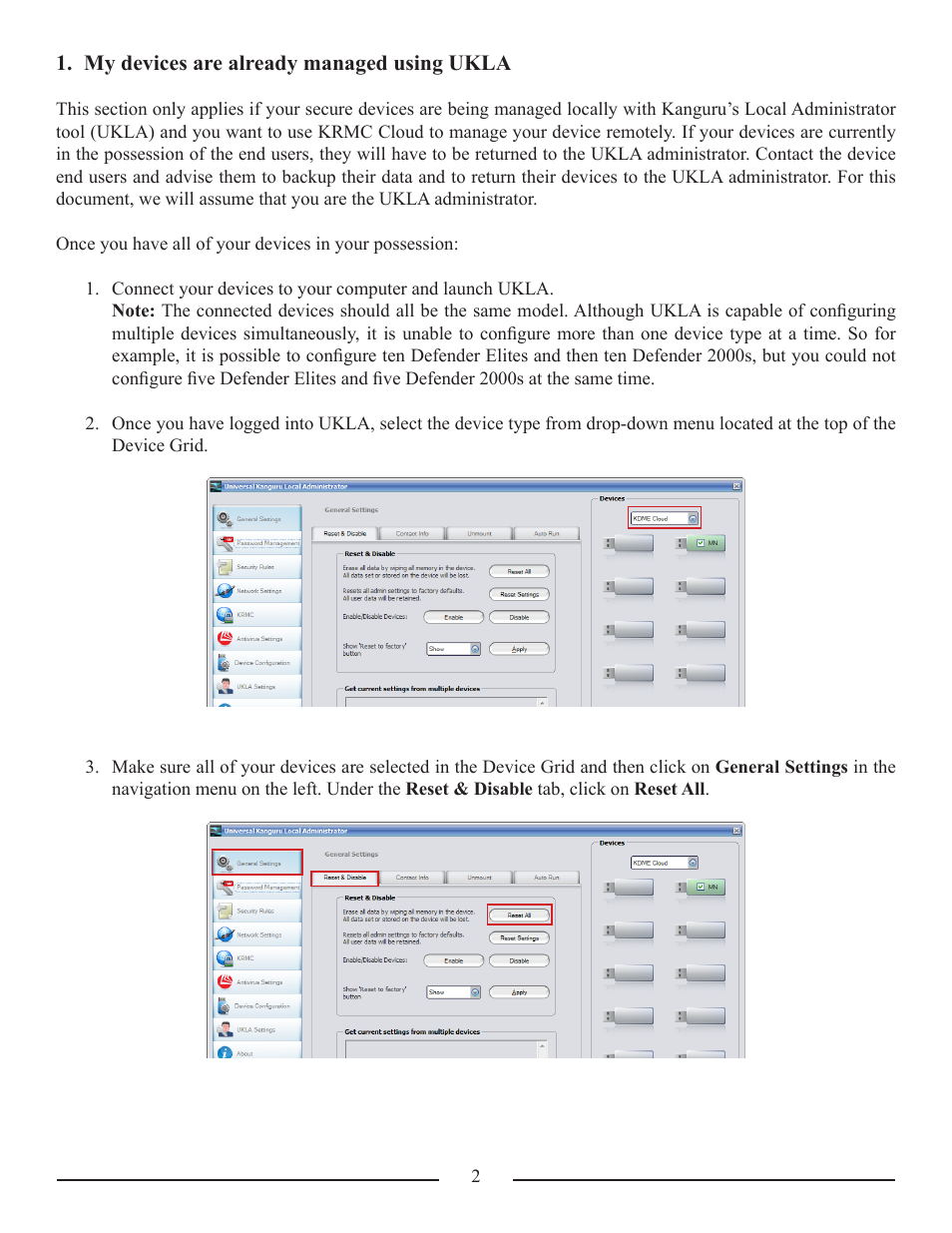 Kanguru Cloud Provisioning User Manual | Page 2 / 5