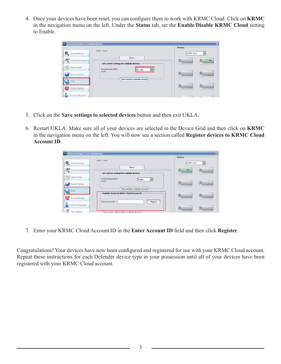 Kanguru Cloud Provisioning User Manual | Page 3 / 5