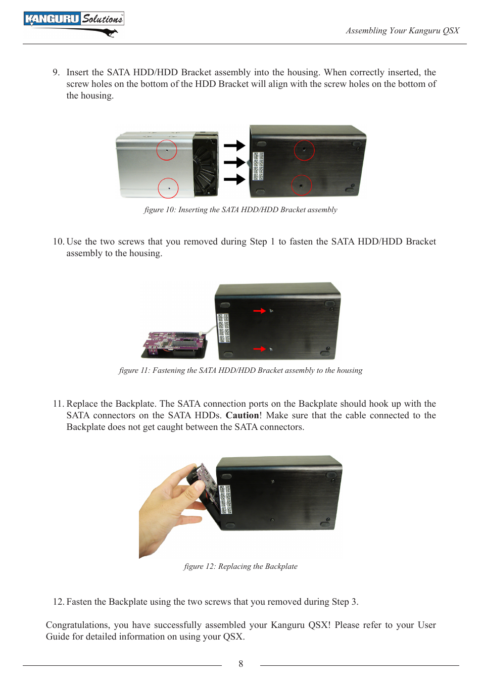 Kanguru QSX Assembly Guide User Manual | Page 8 / 9