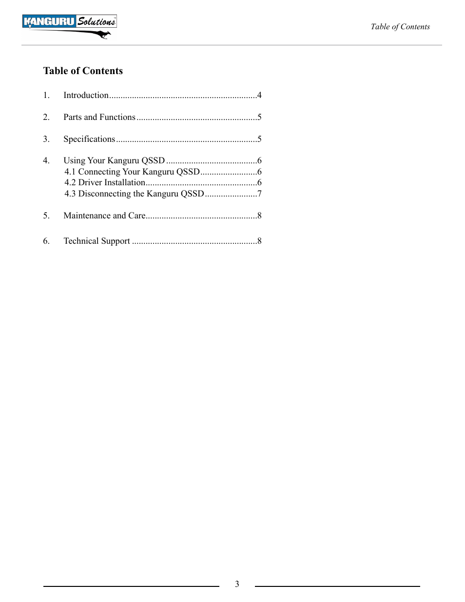 Kanguru QSSD v2 User Manual | Page 3 / 9