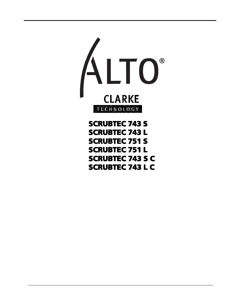 Parts and service manual | Clarke Alto SCRUBTEC 743L User Manual | Page 31 / 62