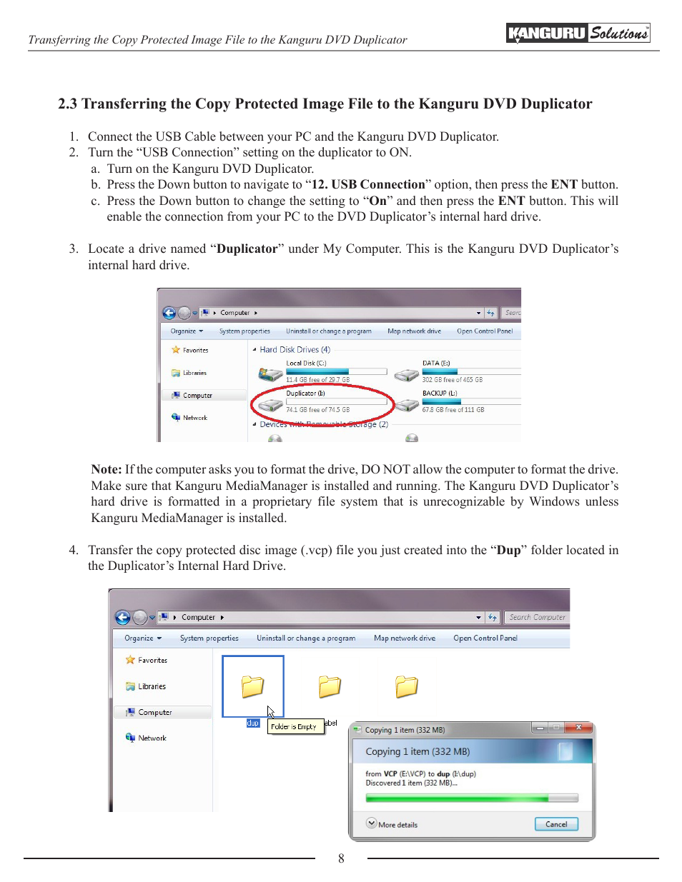 Kanguru CopyLock User Manual | Page 8 / 10