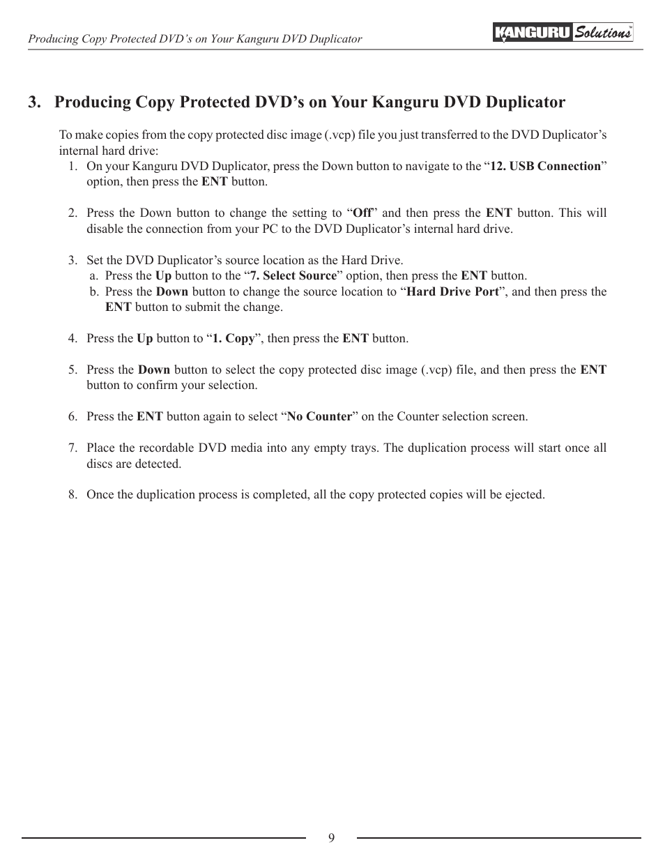 Kanguru CopyLock User Manual | Page 9 / 10