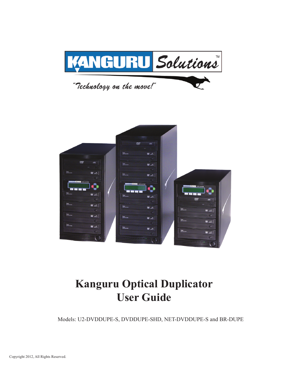 Kanguru Optical Duplicator User Manual | 81 pages