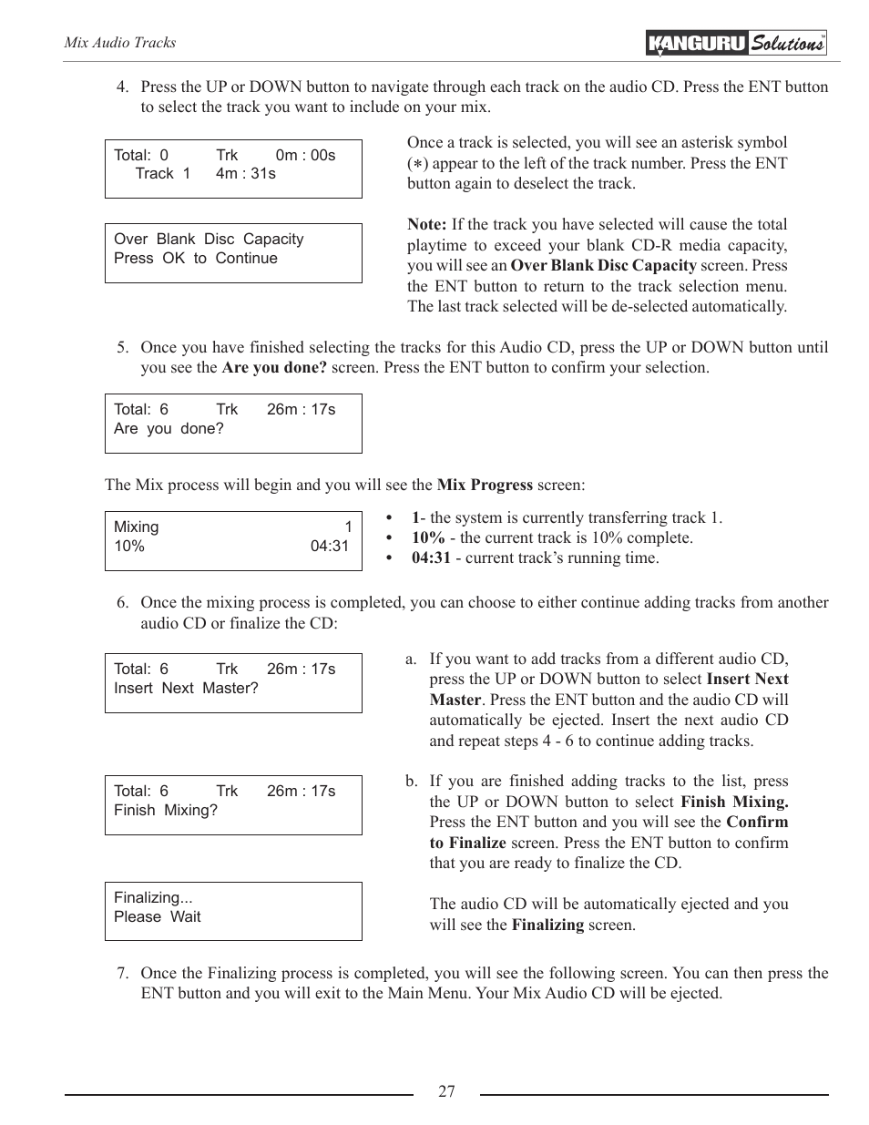 Kanguru Optical Duplicator User Manual | Page 27 / 81