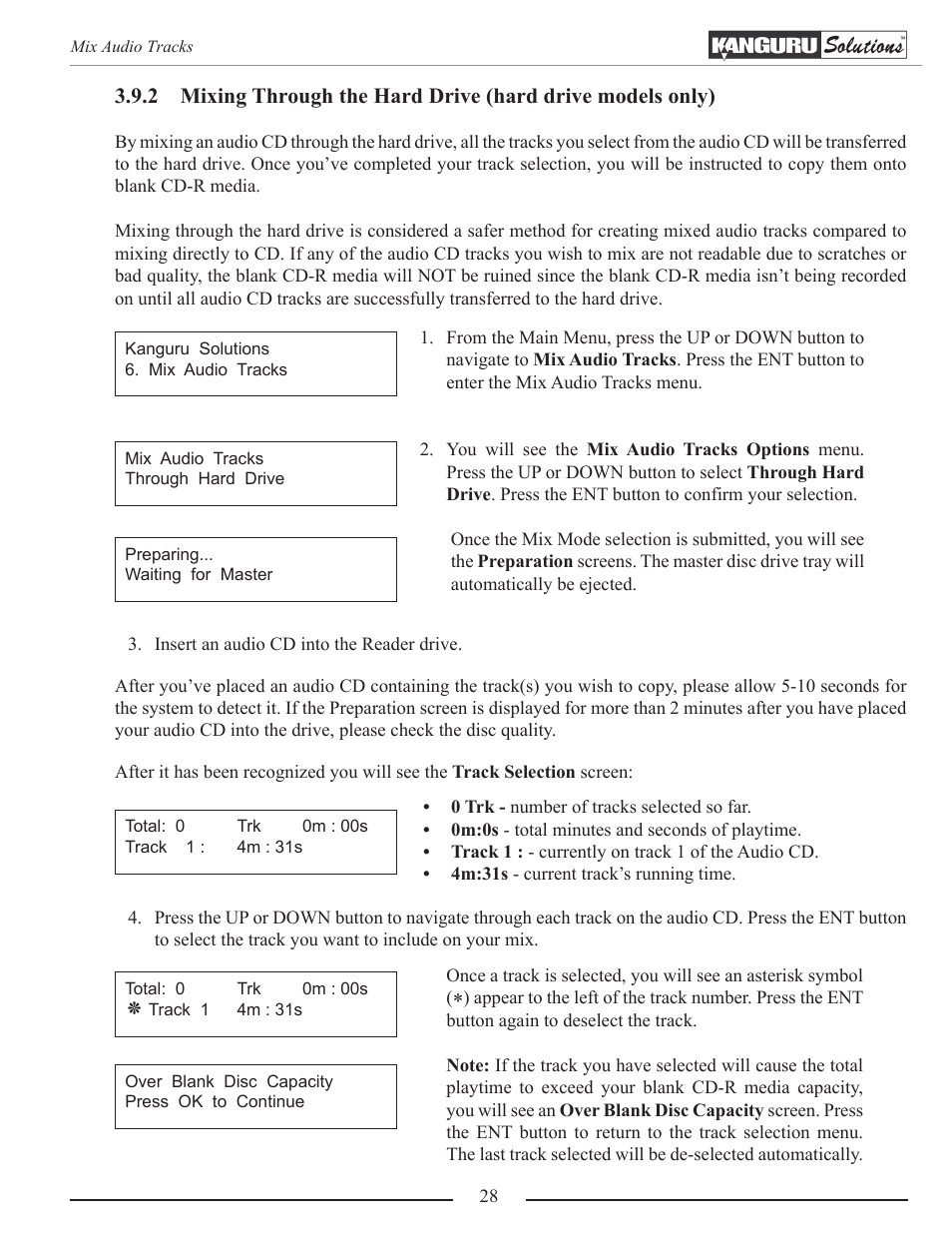 Mixing through the hard drive | Kanguru Optical Duplicator User Manual | Page 28 / 81
