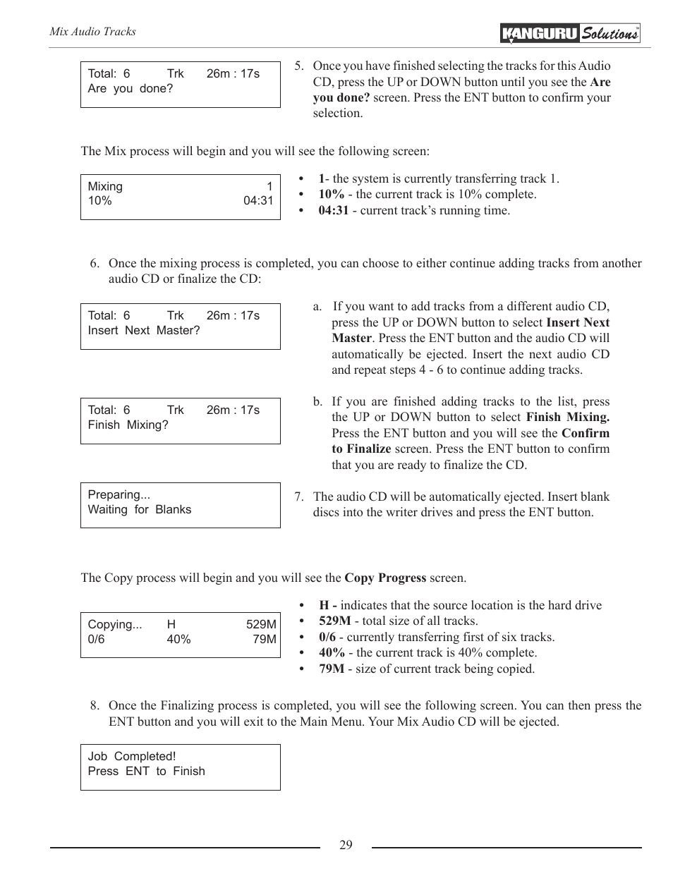 Kanguru Optical Duplicator User Manual | Page 29 / 81