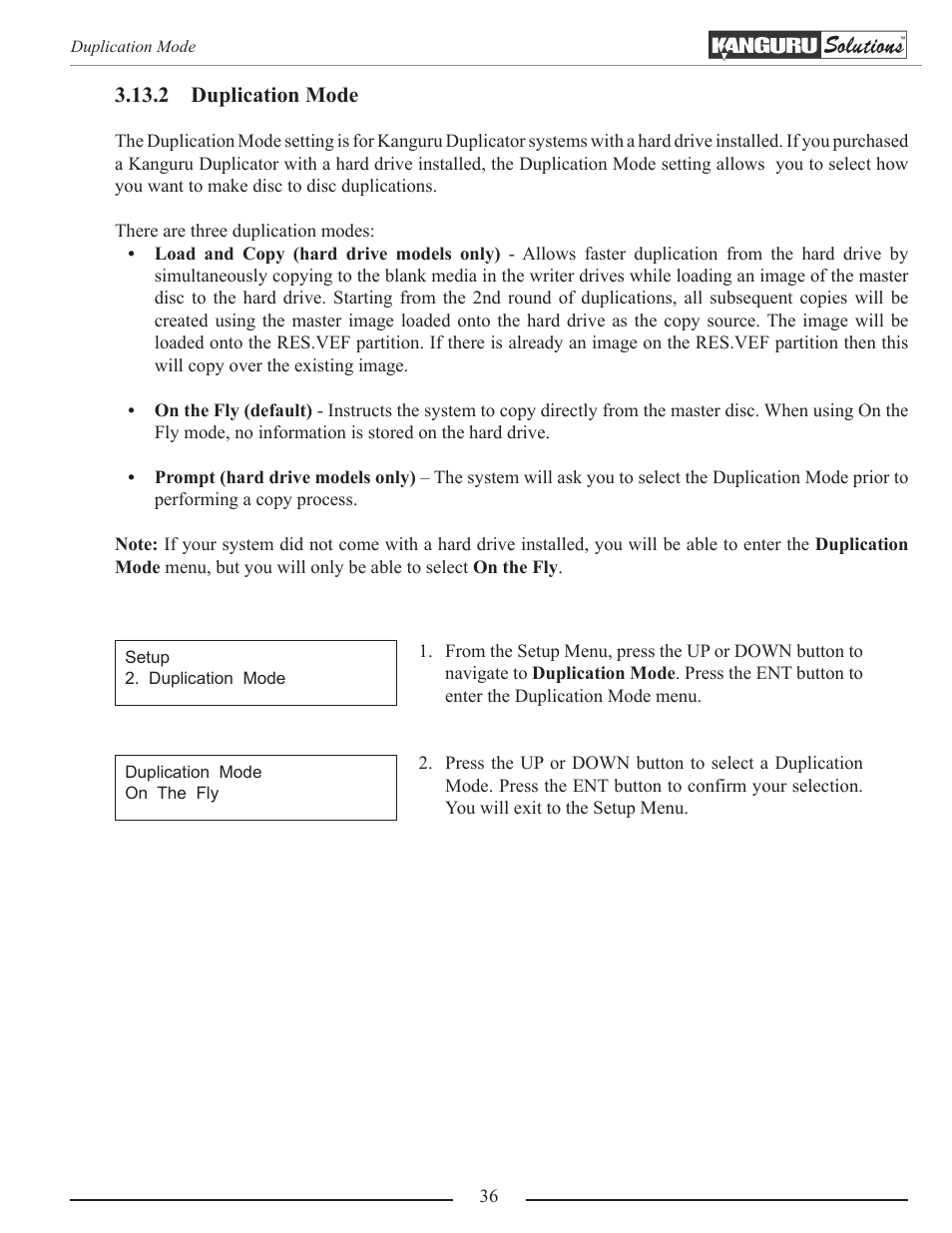 Duplication mode | Kanguru Optical Duplicator User Manual | Page 36 / 81