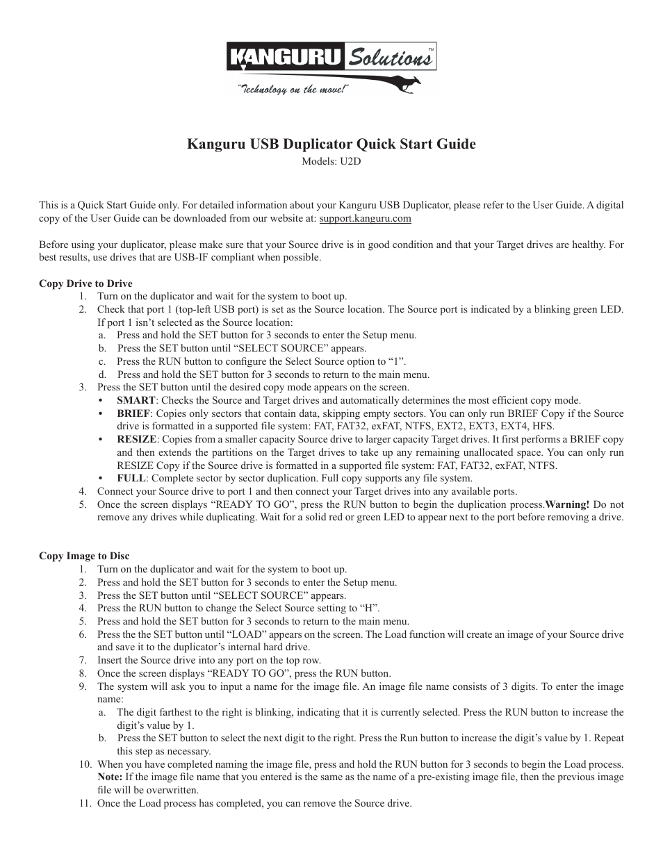 Kanguru U2D User Manual | 40 pages