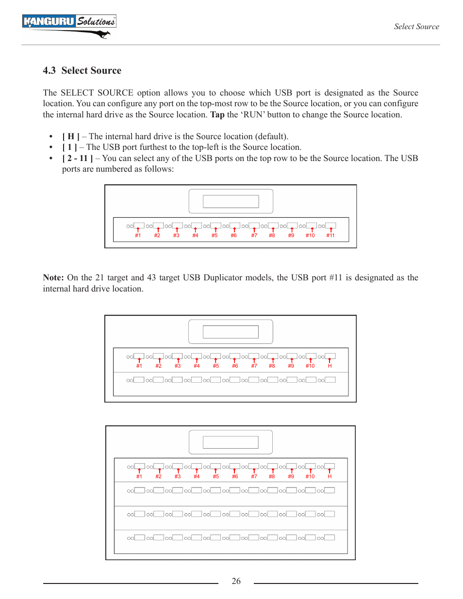 3 select source | Kanguru U2D User Manual | Page 28 / 40