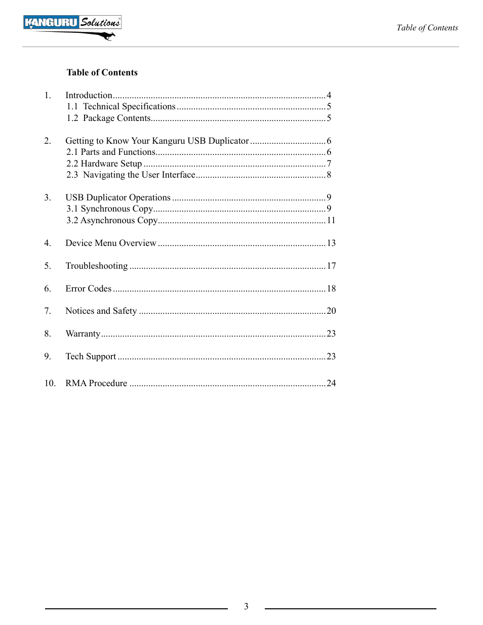 Kanguru U2D2 User Manual | Page 3 / 26