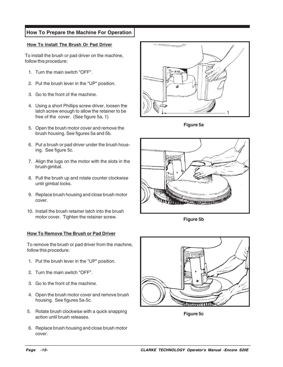 Clarke Encore S20E User Manual | Page 10 / 23