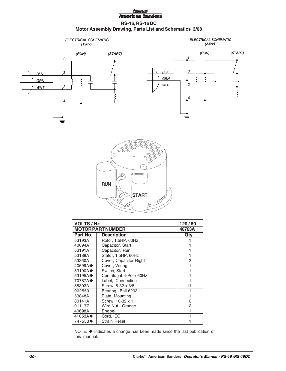 Clarke RS-16 User Manual | Page 30 / 34