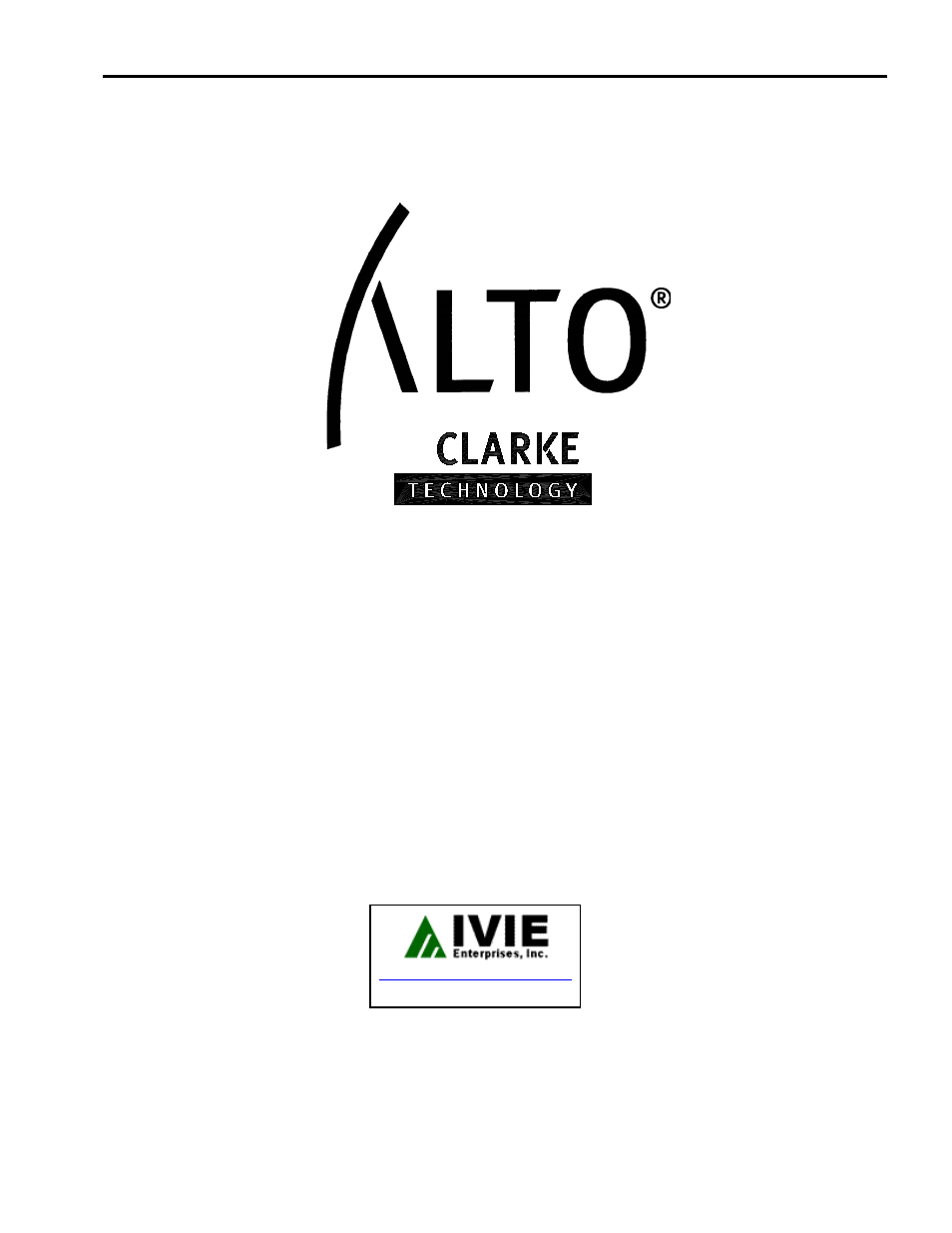 Clarke ALTO 28G User Manual | 15 pages