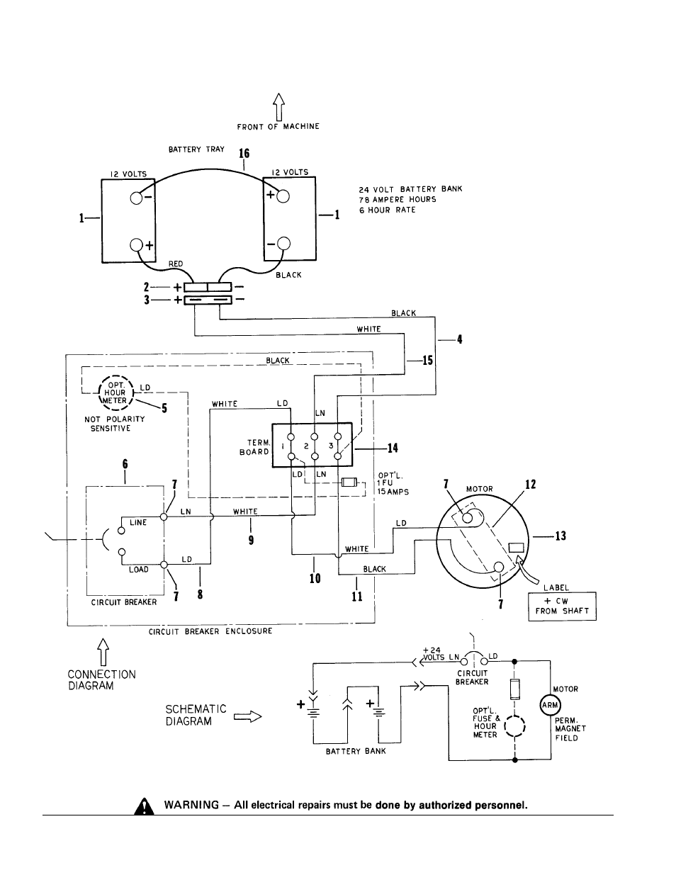Wiring diagram & electrical schematic | Clarke ALTO 28G User Manual | Page 14 / 15