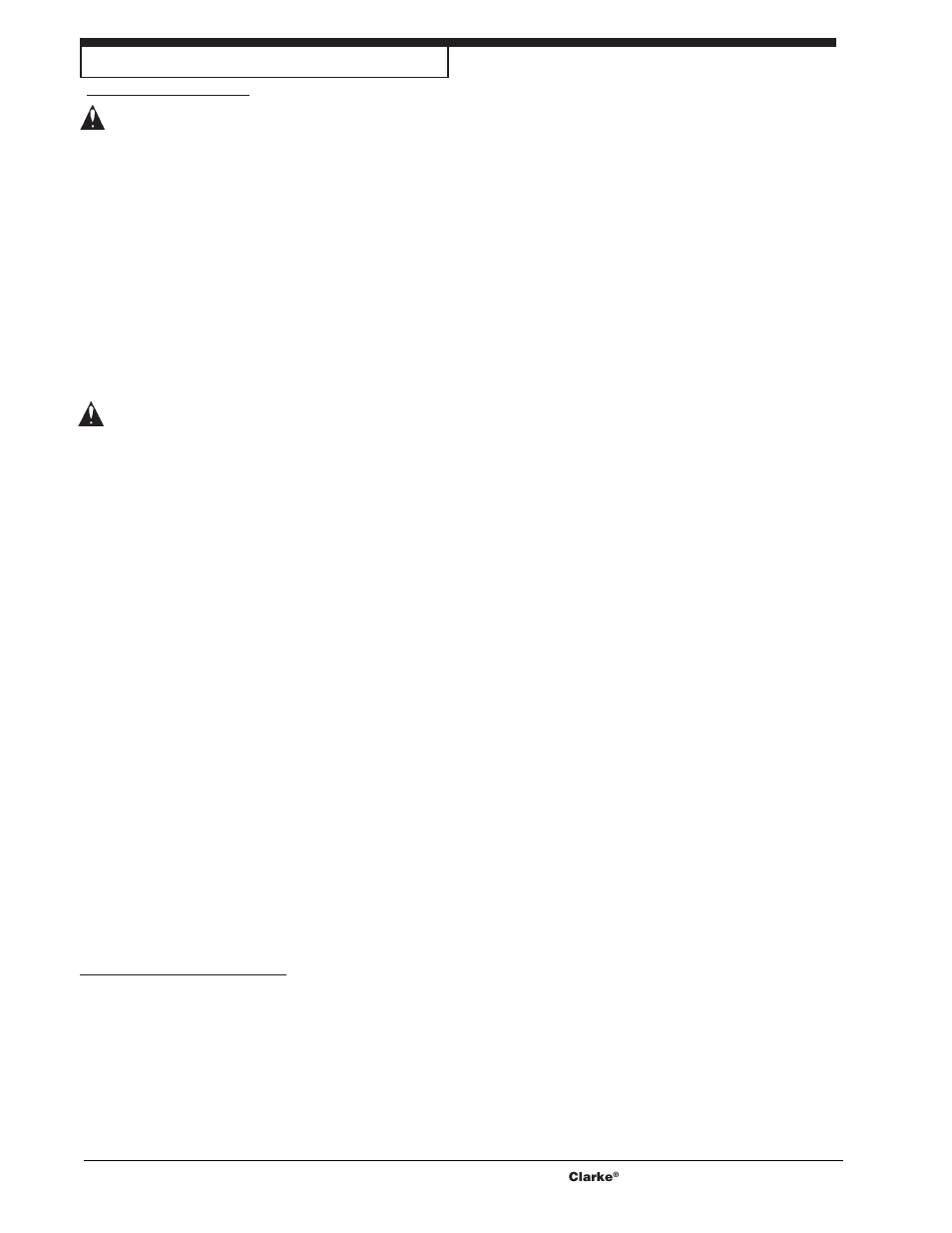 Clarke L30 User Manual | Page 18 / 24
