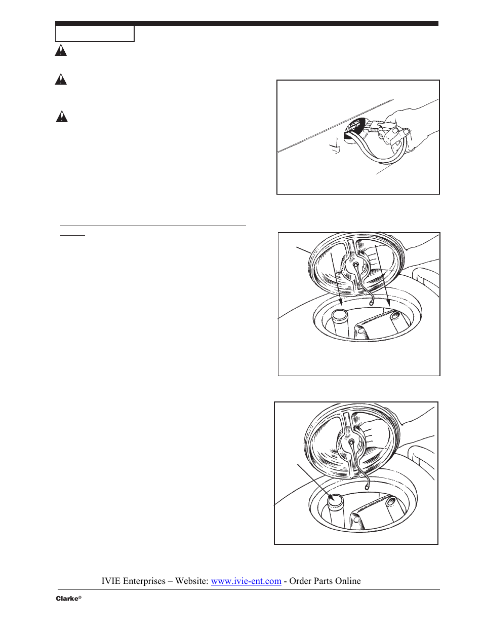 Clarke L30 User Manual | Page 19 / 24