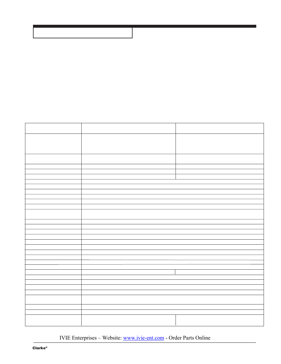 Introduction & machine specifications | Clarke L30 User Manual | Page 5 / 24