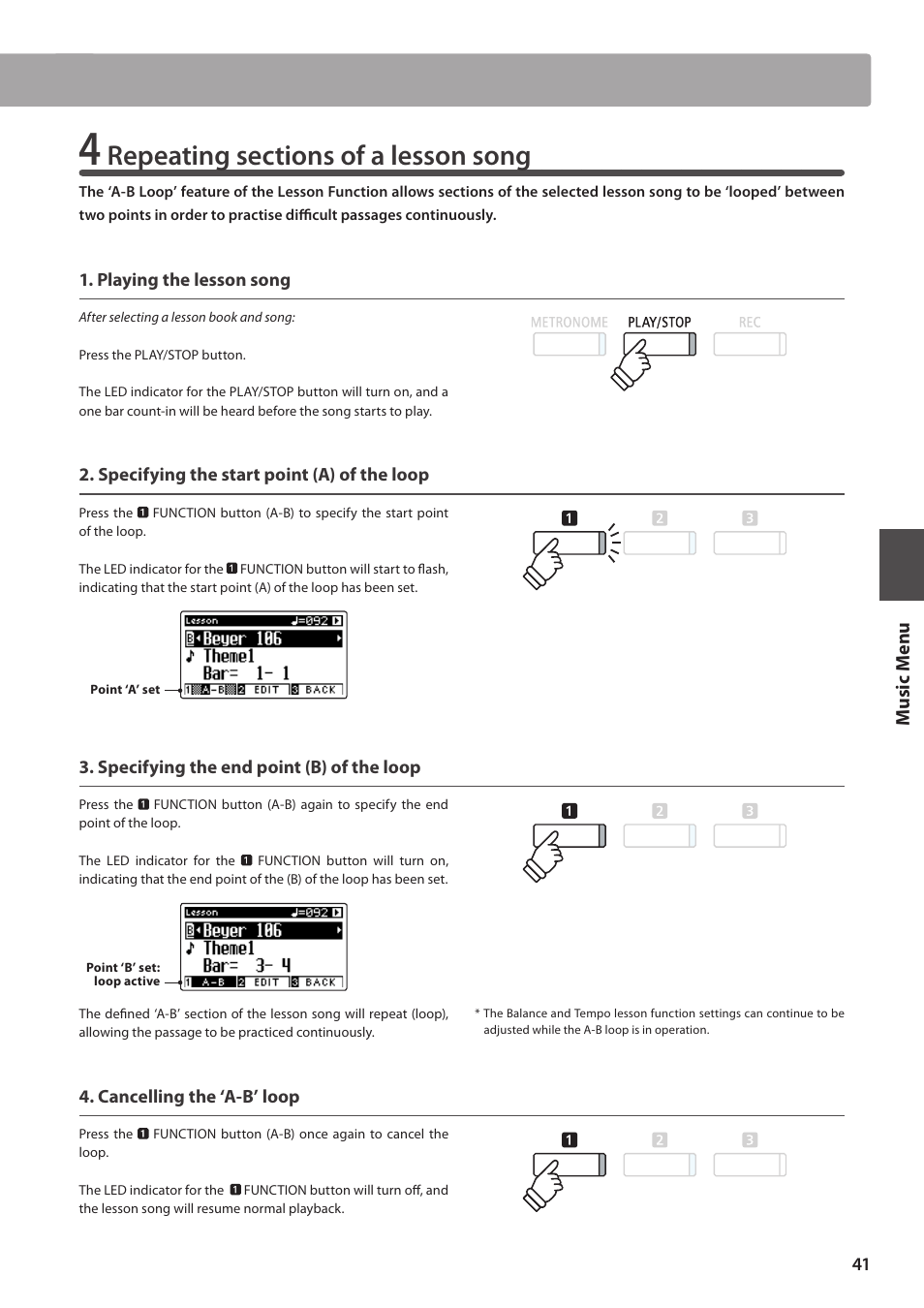 Kawai CA97 User Manual | Page 41 / 152