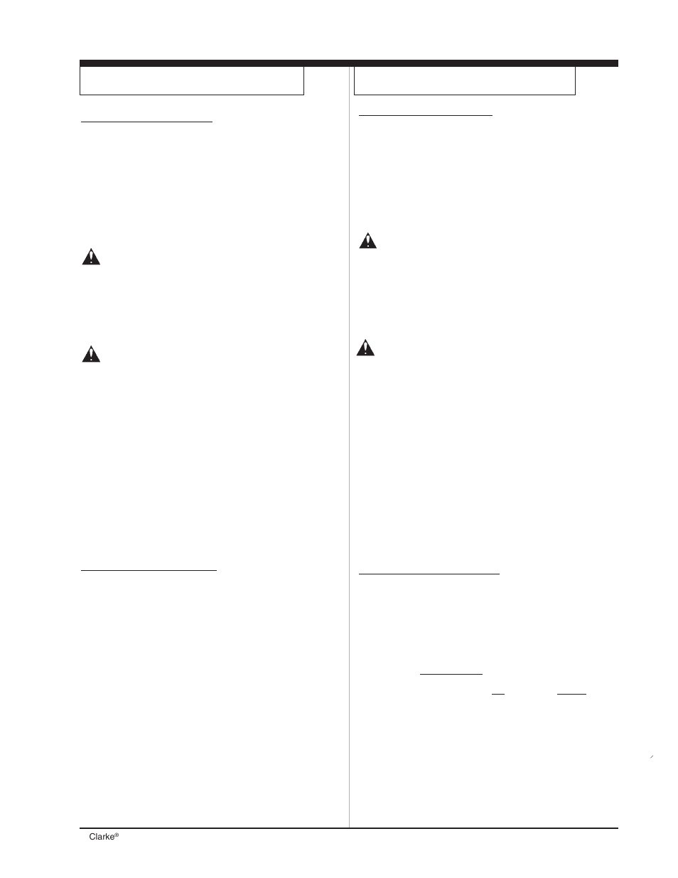 Clarke CFP-200 User Manual | Page 23 / 36