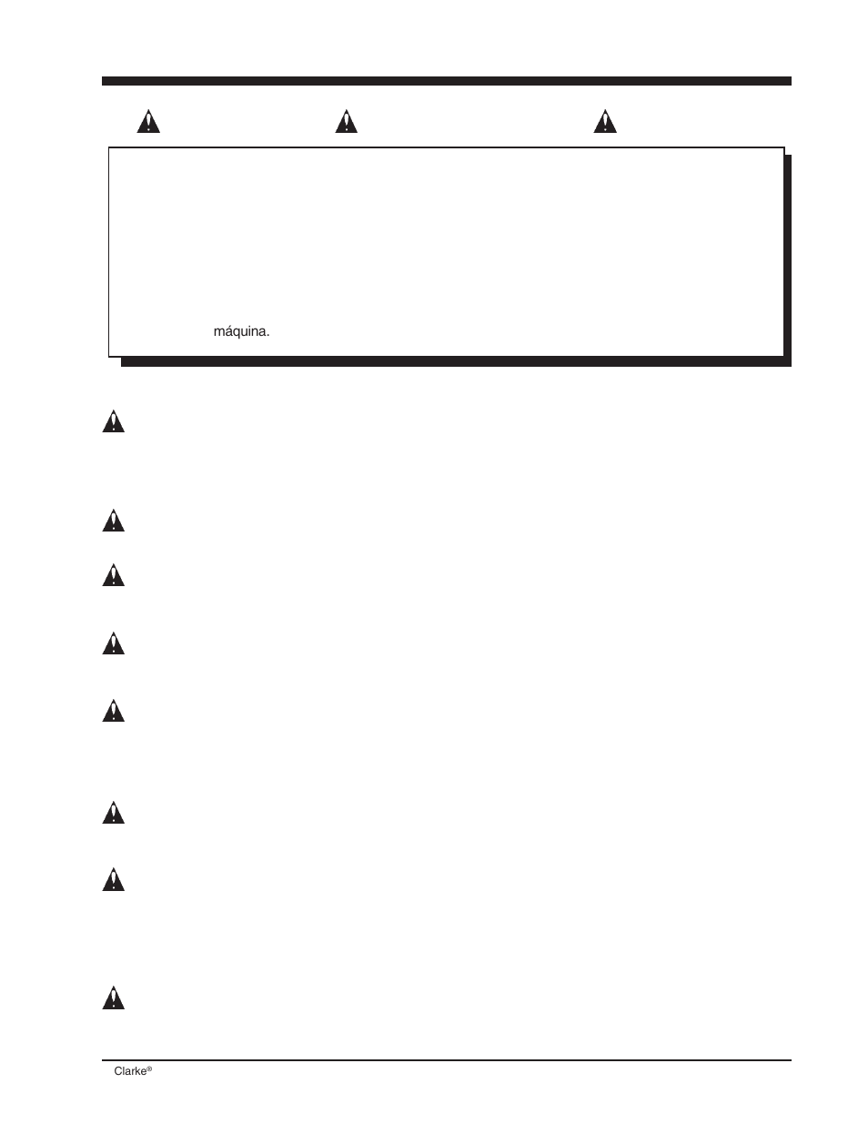 Clarke CFP-200 User Manual | Page 7 / 36