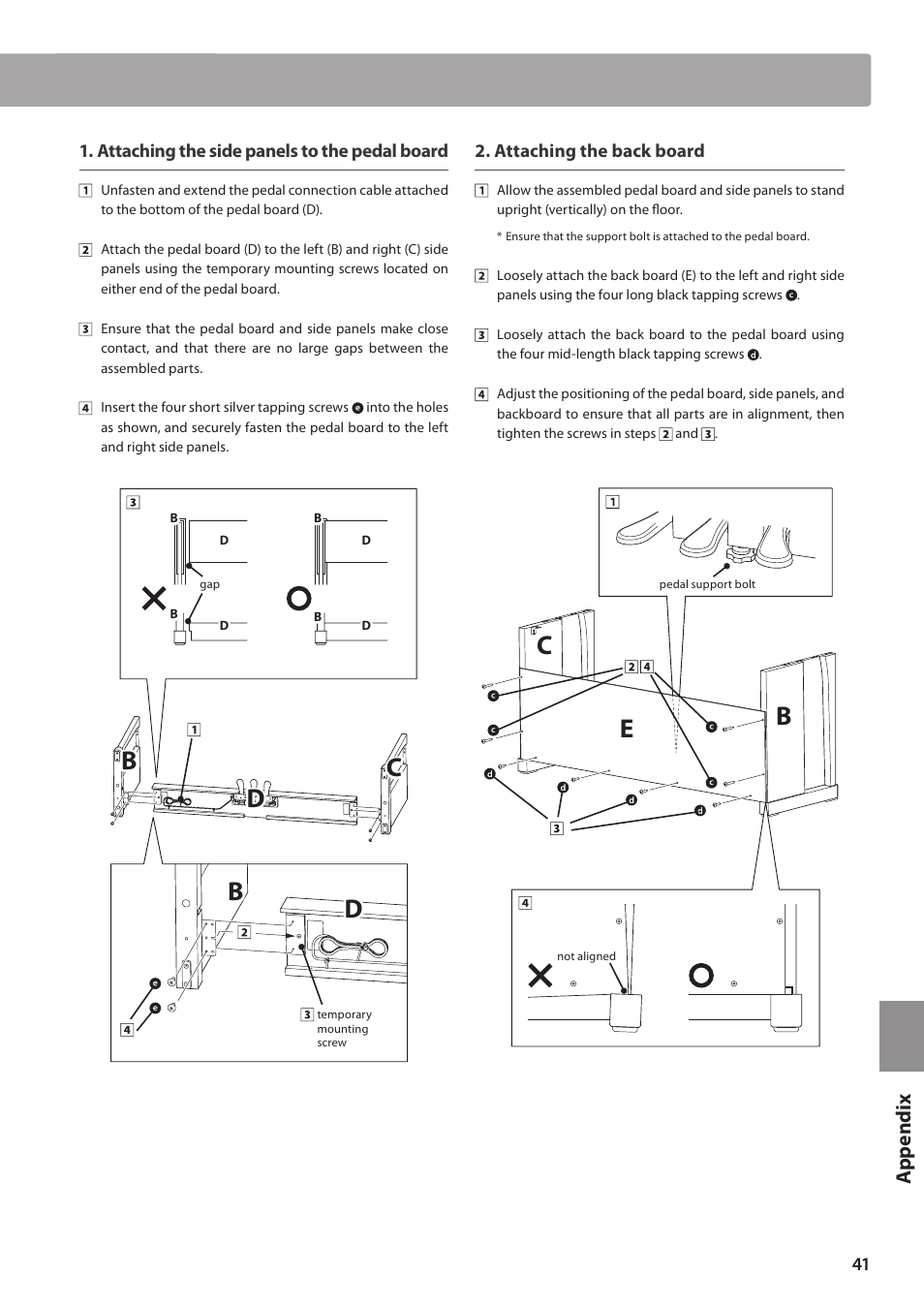 Cb b b b, Be e c c | Kawai CA15 User Manual | Page 41 / 54