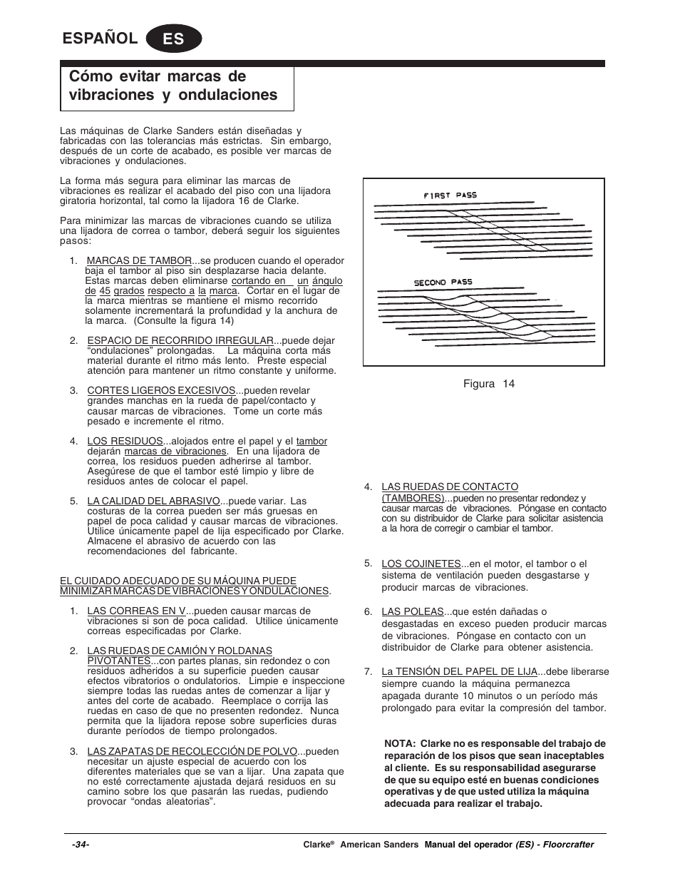 Clarke 07104A User Manual | Page 34 / 74
