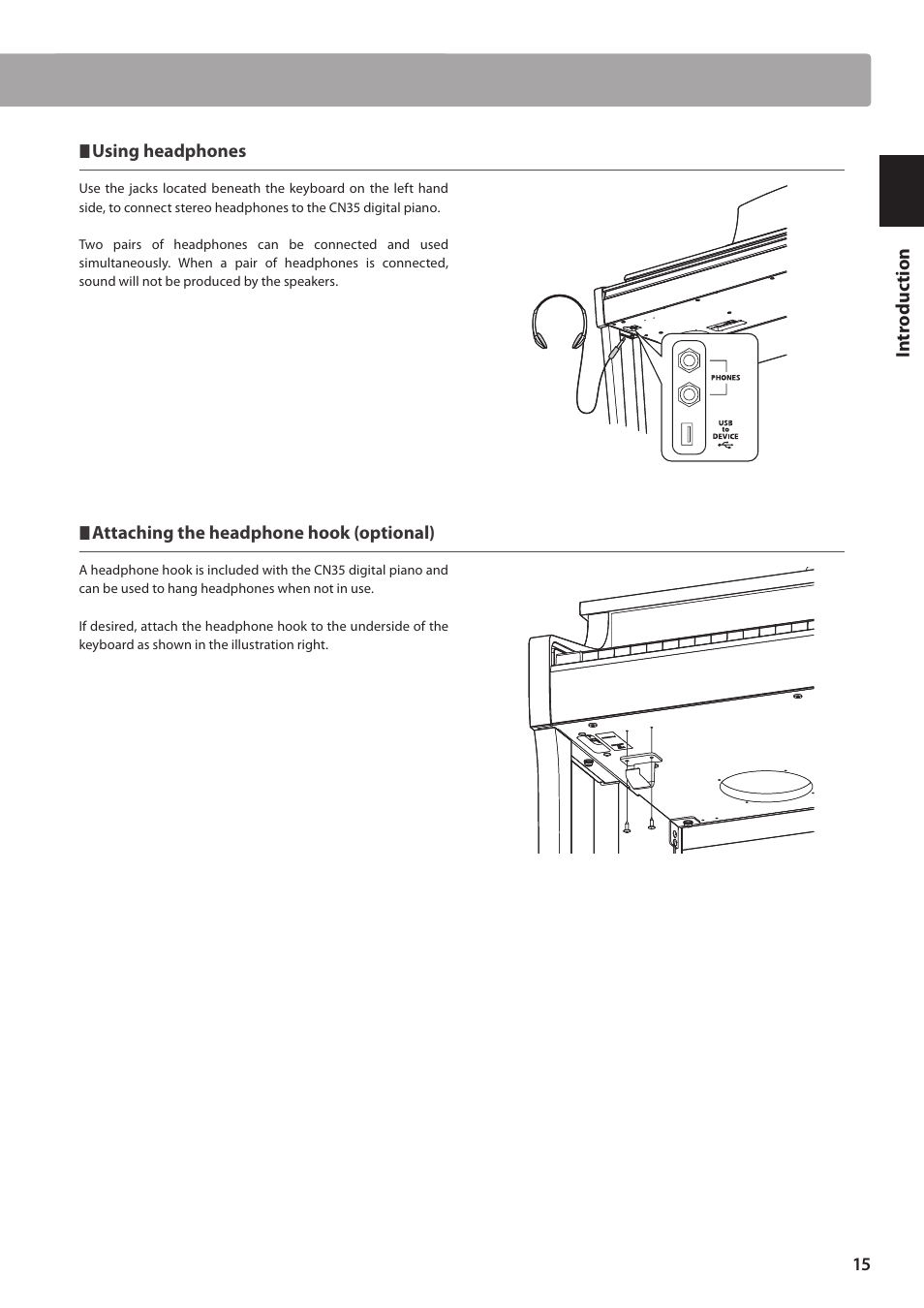 Kawai CN35 Owner’s Manual User Manual | Page 15 / 142