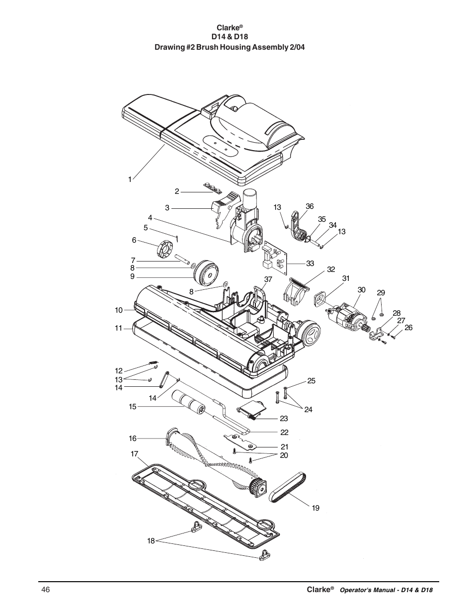 Clarke D18 User Manual | Page 46 / 50