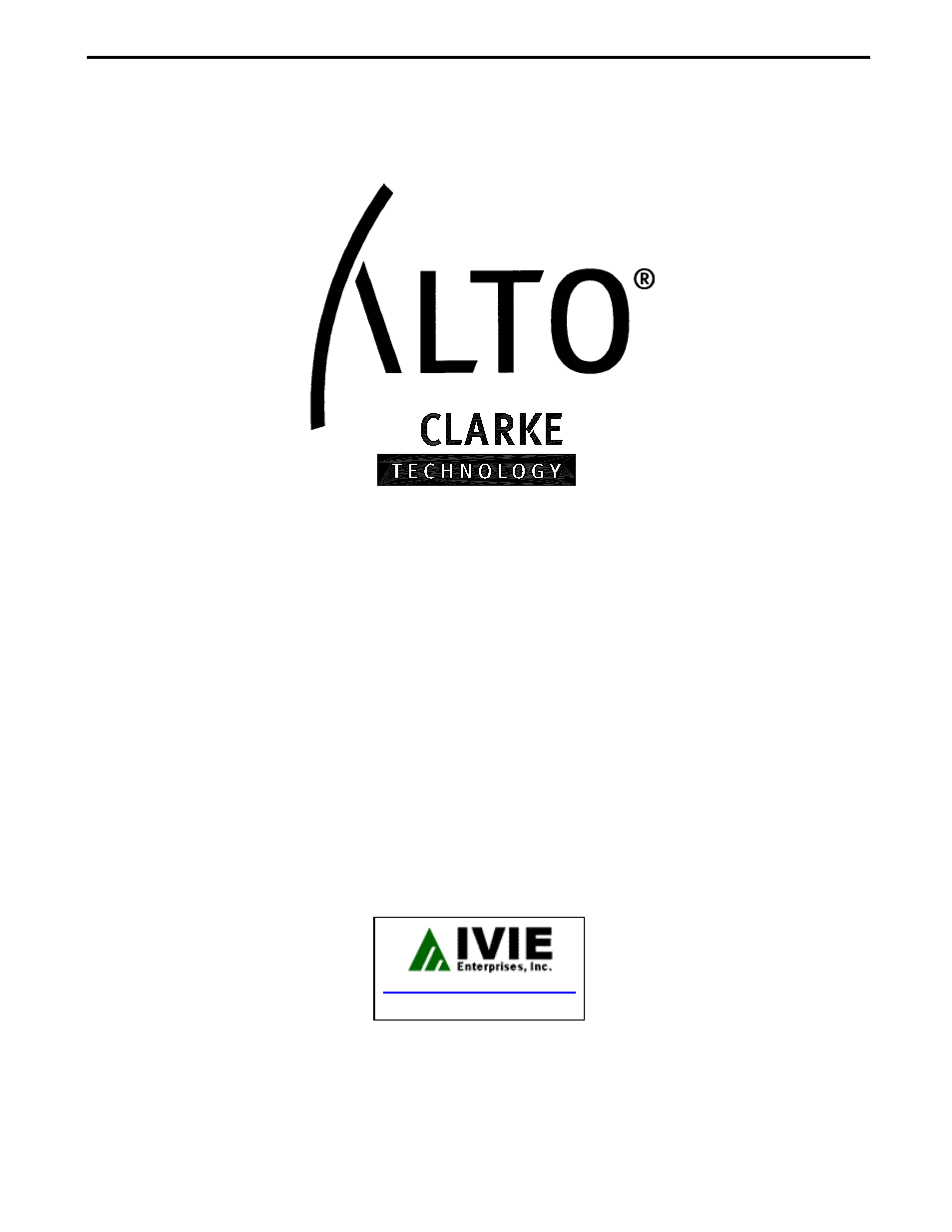 Clarke ALTO LV-30 User Manual | 3 pages