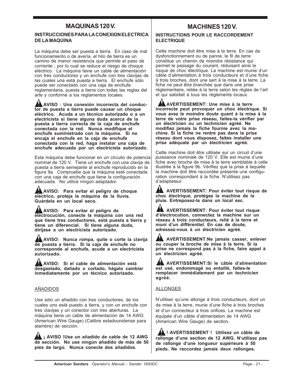 Clarke l 1600DC User Manual | Page 21 / 36