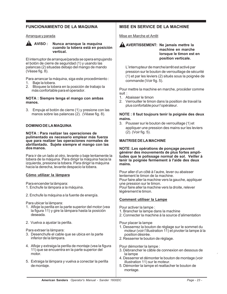 Clarke l 1600DC User Manual | Page 23 / 36