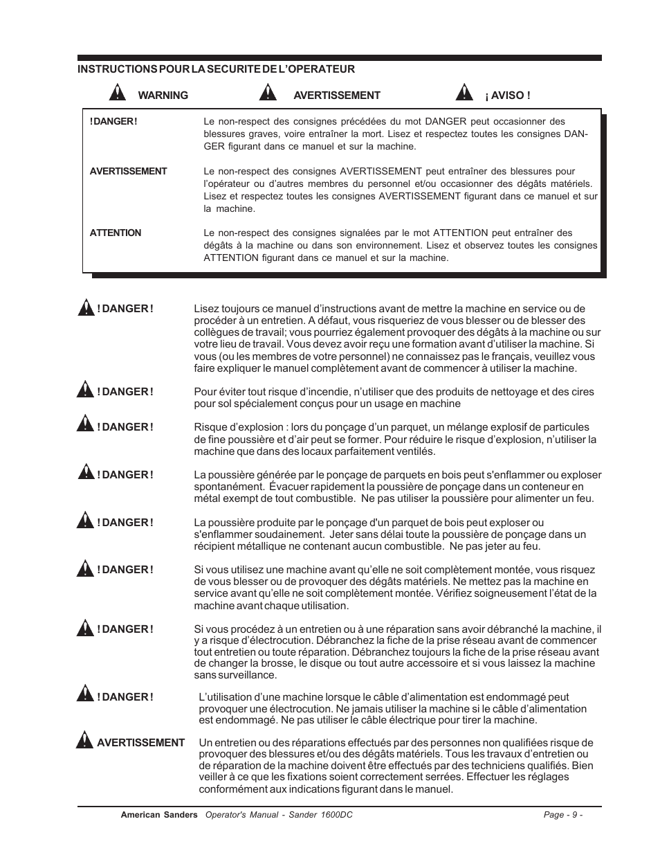 Clarke l 1600DC User Manual | Page 9 / 36