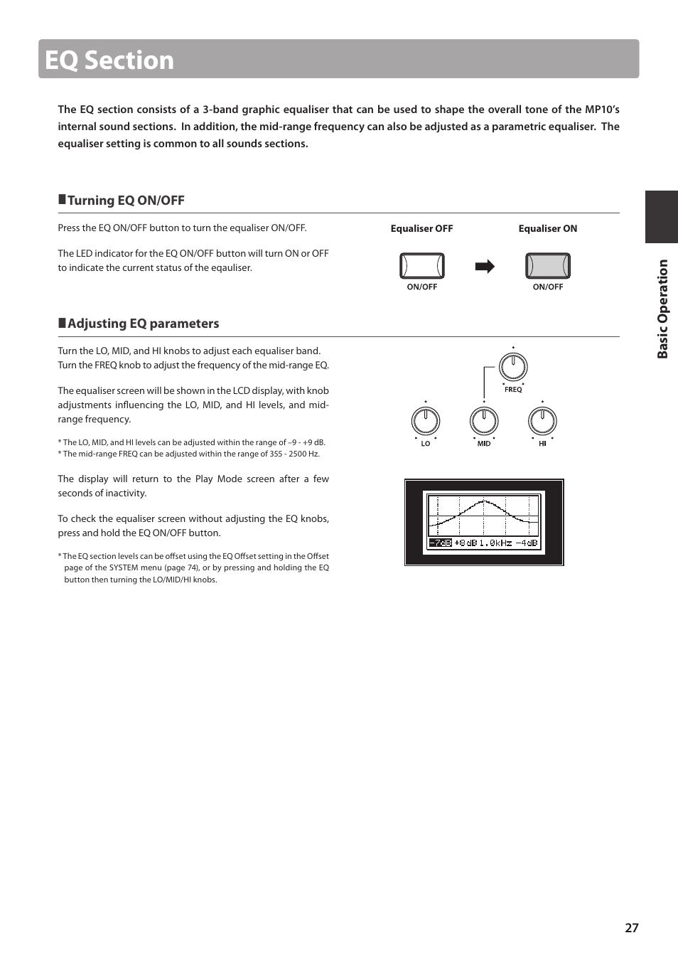 Kawai MP10 User Manual | Page 27 / 92