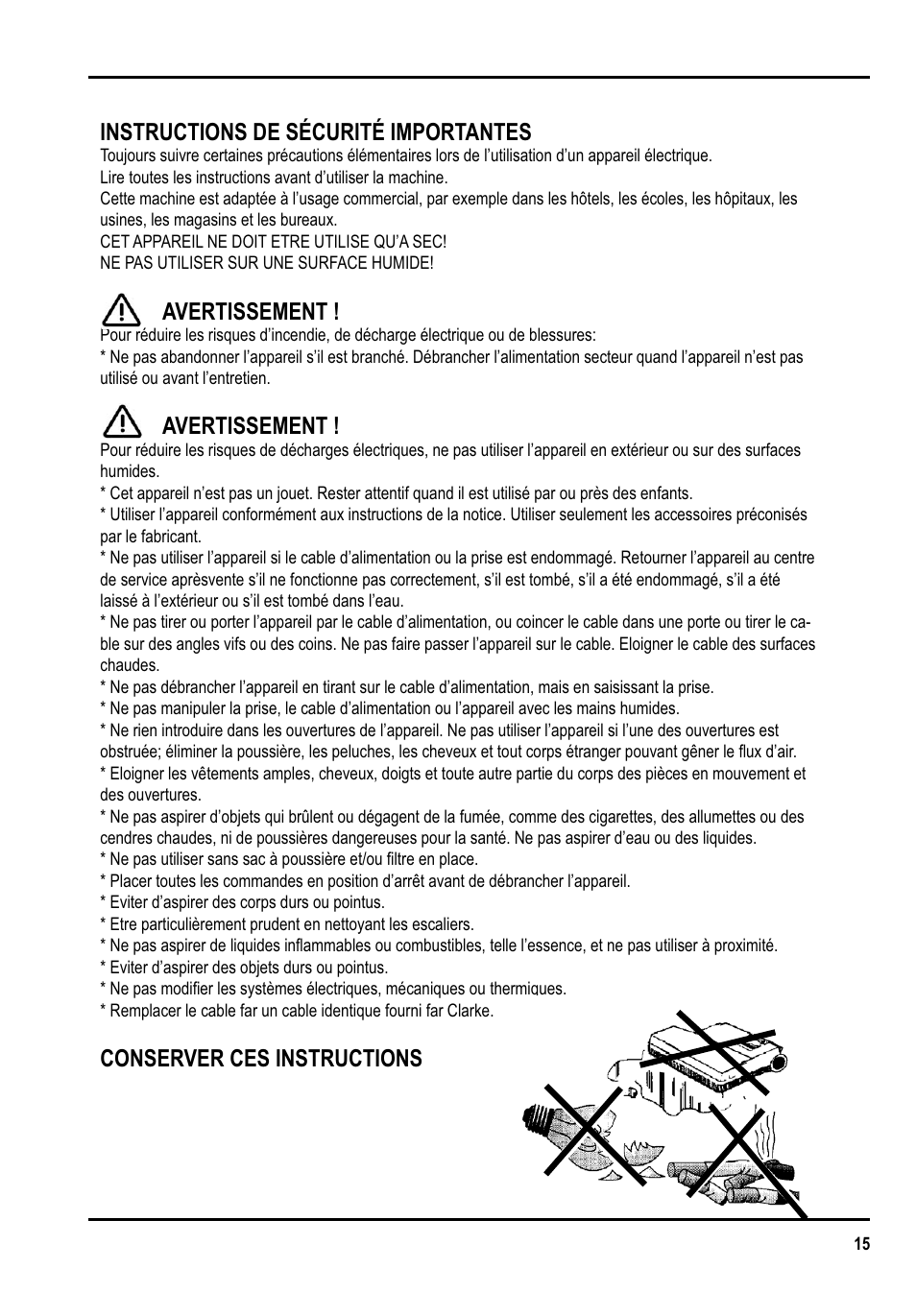 Clarke GU 15 DMU User Manual | Page 15 / 36