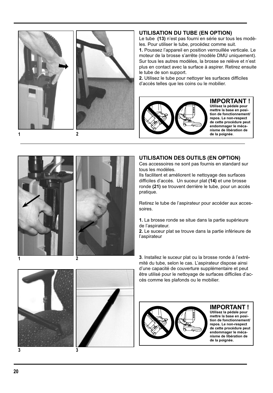 Important | Clarke GU 15 DMU User Manual | Page 20 / 36