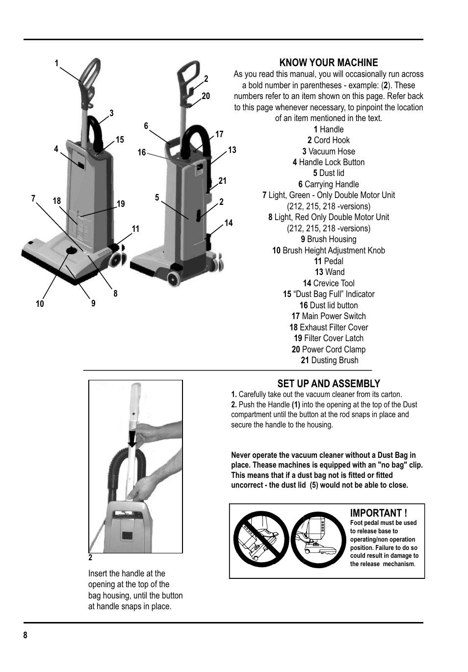 Clarke GU 15 DMU User Manual | Page 8 / 36