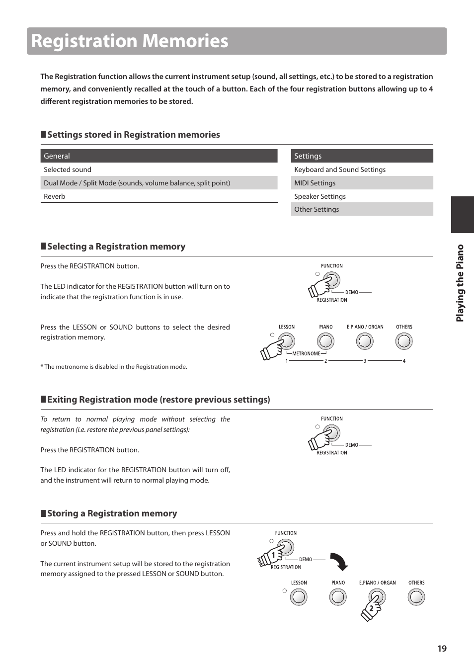 Kawai ES100 User Manual | Page 19 / 62