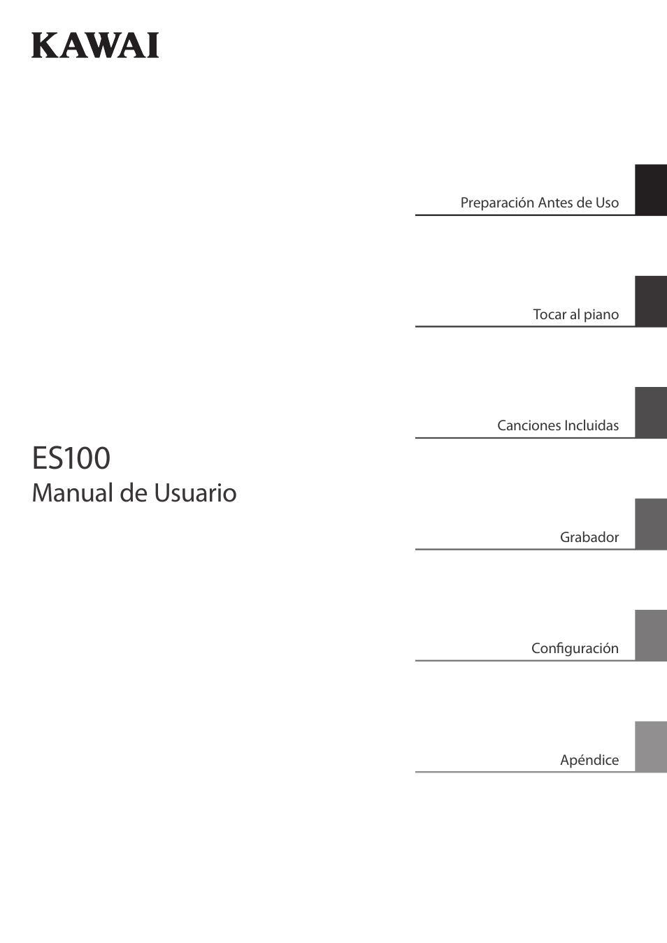 Kawai ES100 User Manual | 62 pages