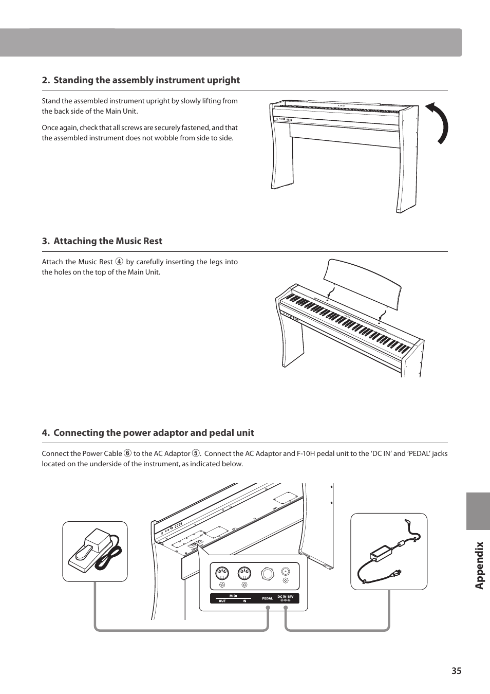 Ap p e nd ix | Kawai CL26 User Manual | Page 35 / 40