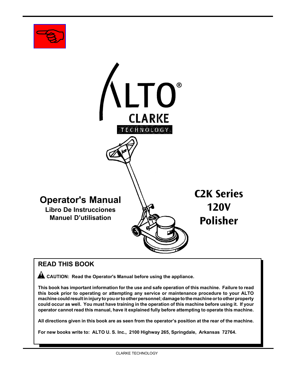 Clarke ALTO C2K Series User Manual | 42 pages