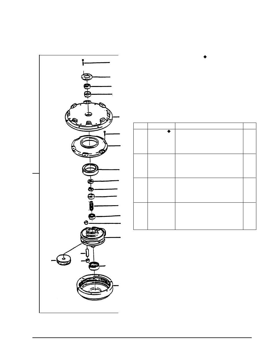 Gearbox assembly drawing & parts list | Clarke ALTO C2K Series User Manual | Page 33 / 42